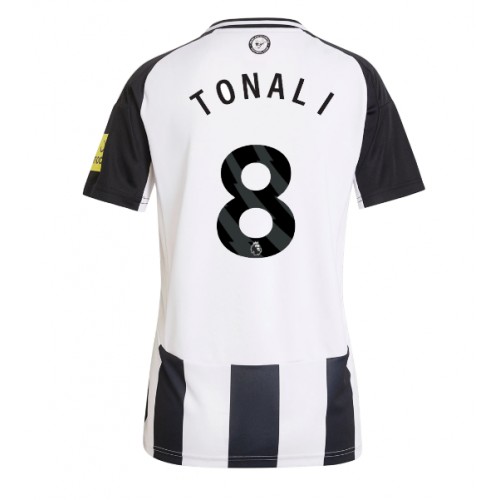 Dámy Fotbalový dres Newcastle United Sandro Tonali #8 2024-25 Domácí Krátký Rukáv